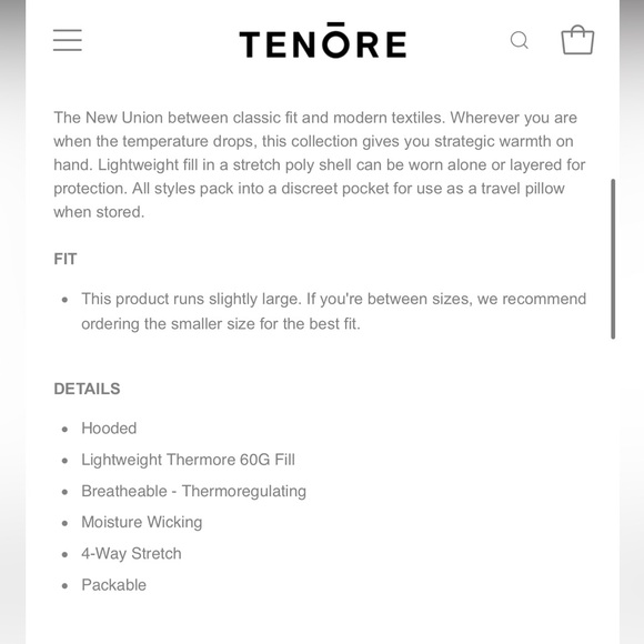 Tenore New Union packable hoodie - Picture 3 of 10